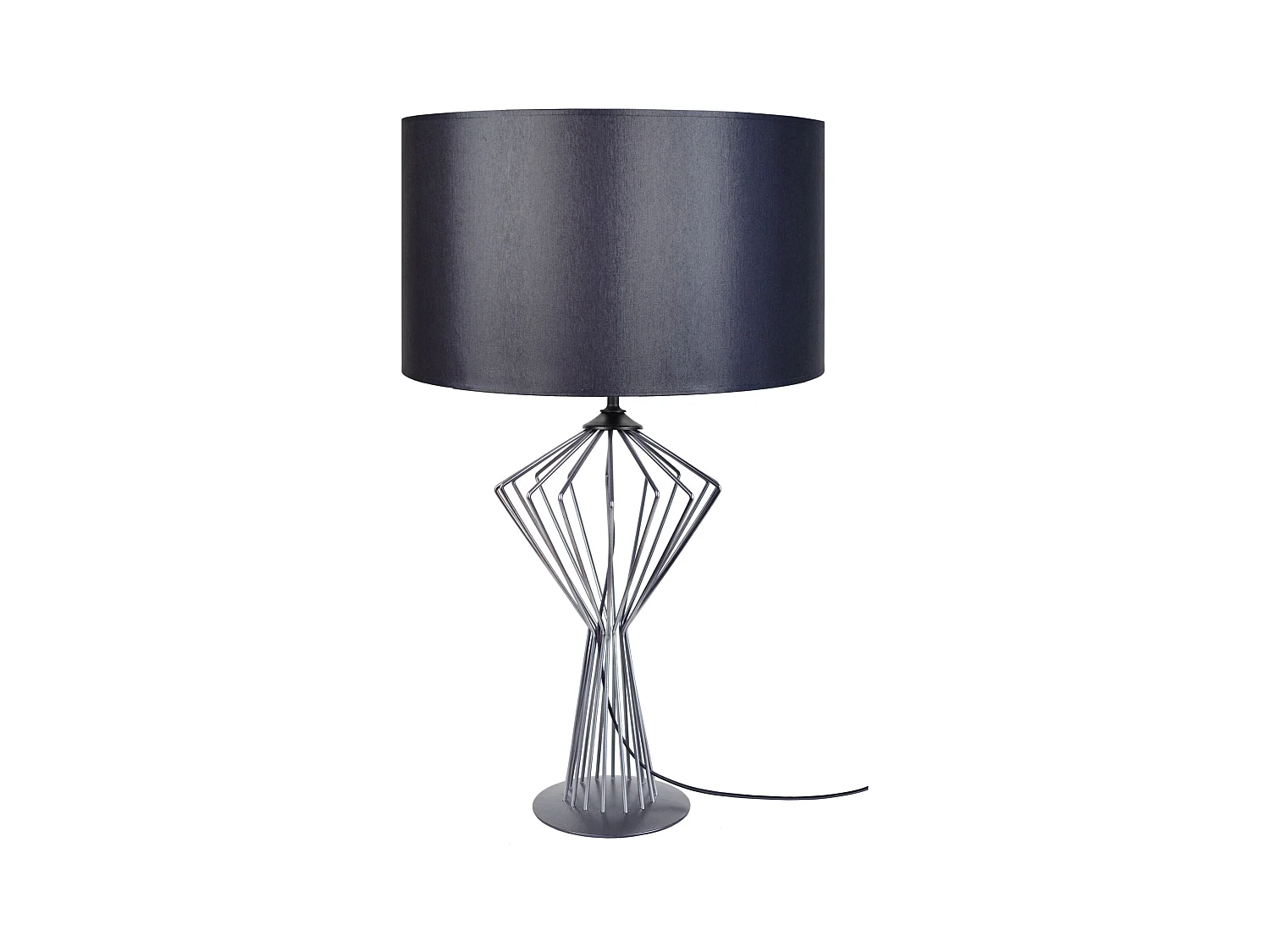 Lampe de salon filaire métal  aluminium 68 cm.