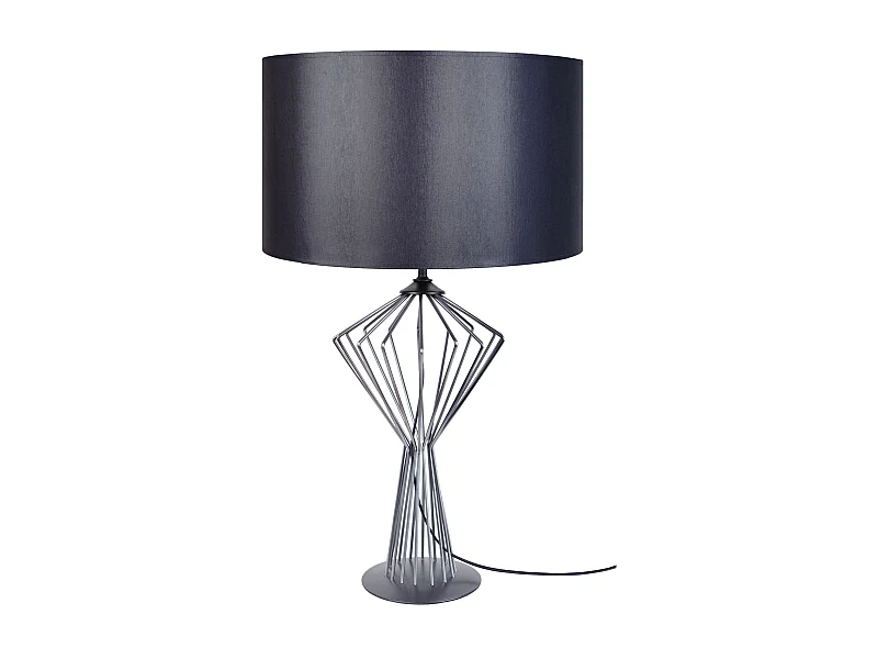 Lampe de salon filaire métal  aluminium 68 cm.