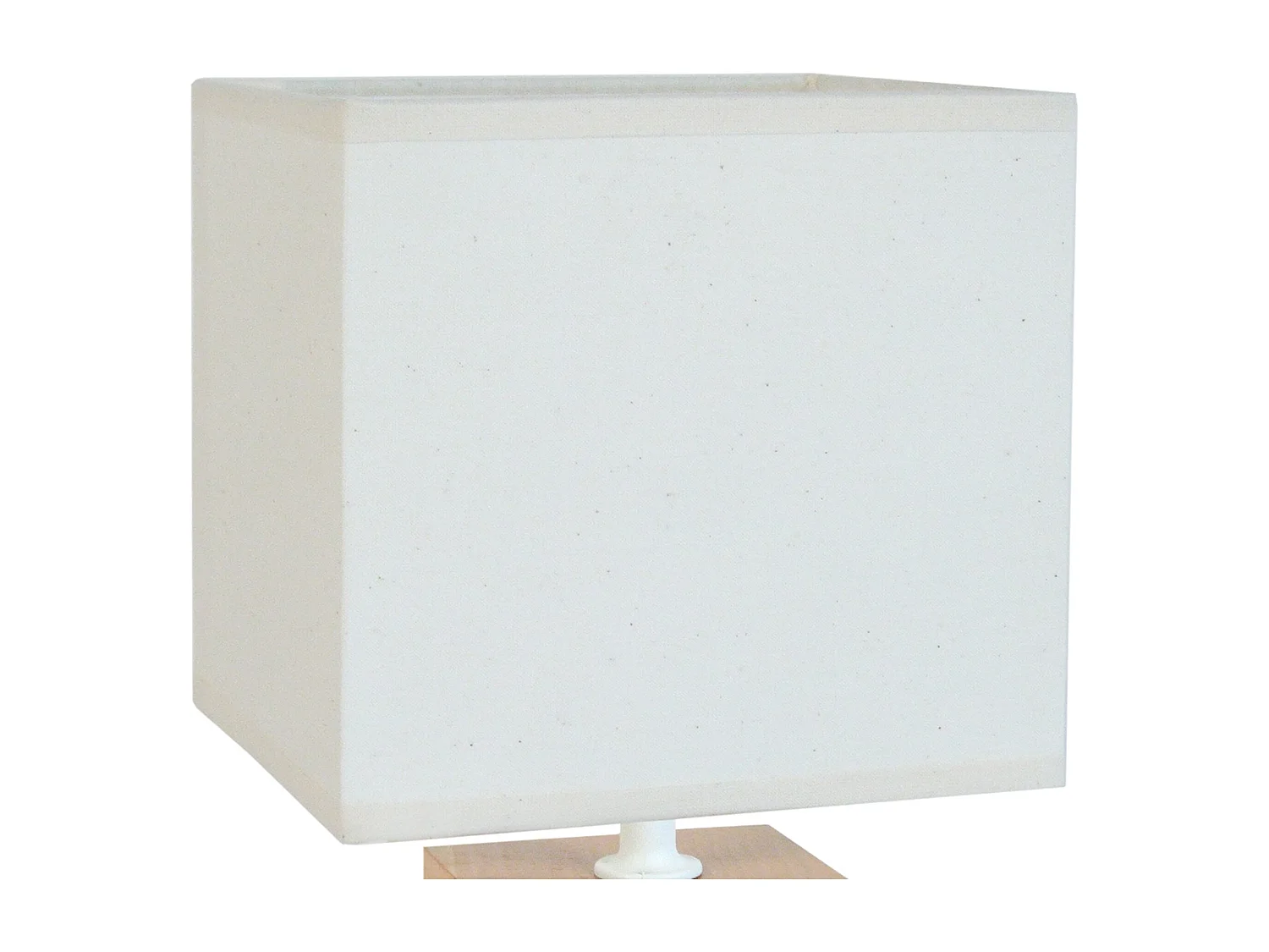 Abajur TOSEL BULLÉ tecido globo branco D30 x  H40  cm