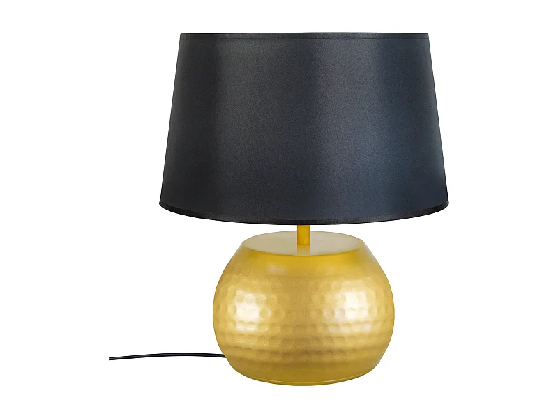 Abajur TOSEL KATITA tecido certo branco D18 x  H35  cm