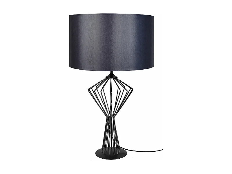 Candeeiro de mesa TOSEL OLYMPIA metal lanterna preto D15 x  H35  cm