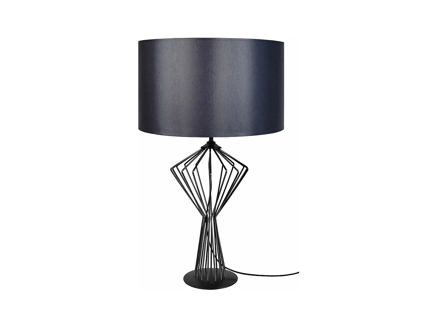Lampe de salon filaire métal  naturel 68 cm.