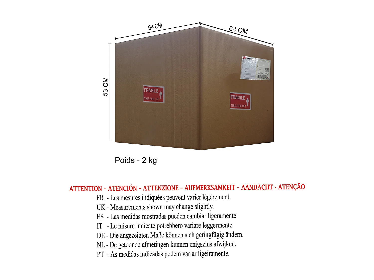 Candeeiro de mesa TOSEL MATARA tecido redondo preto D35 x  H43  cm