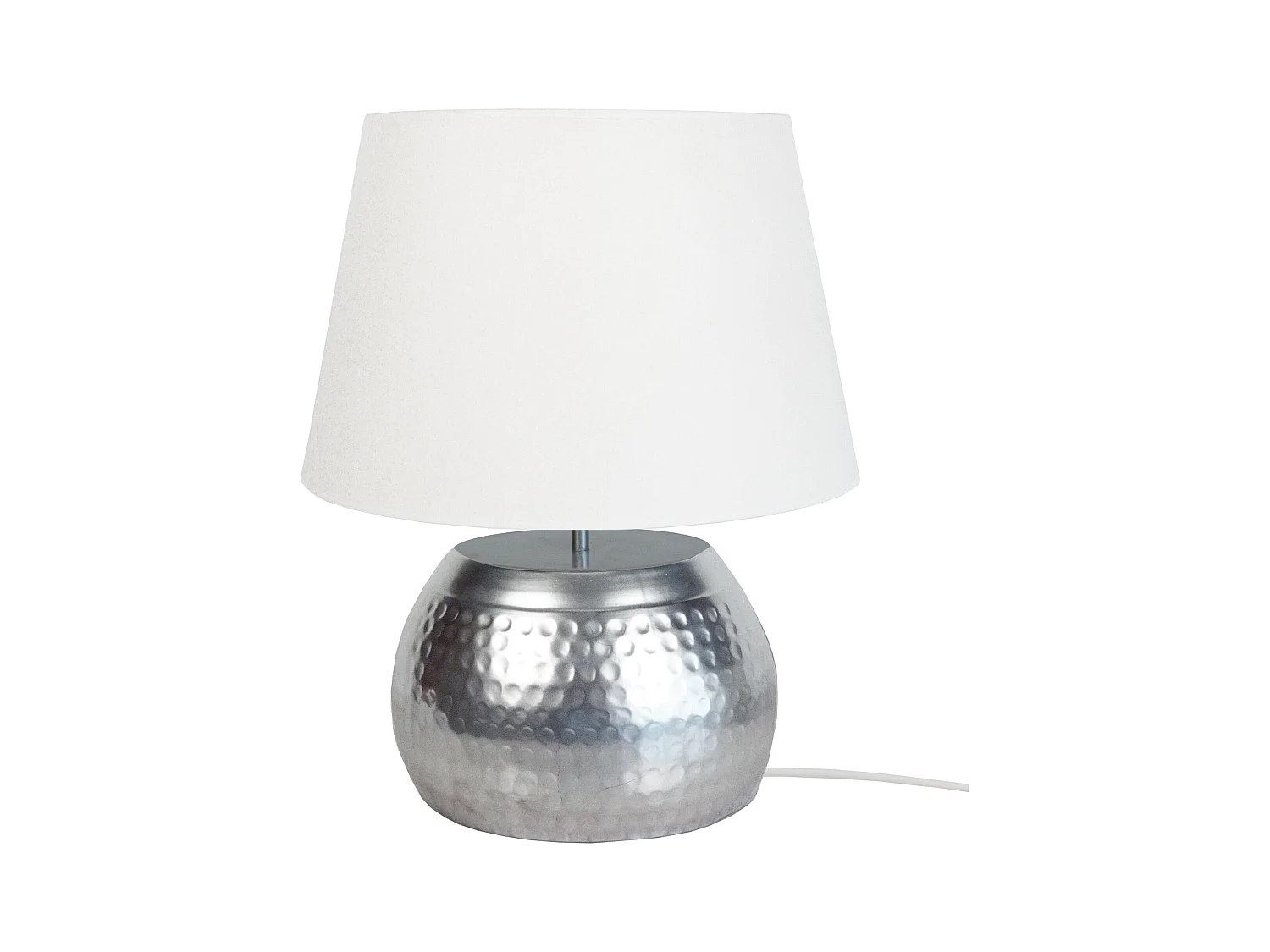 Lampe de Salon TOSEL ,métal,Chrome,H47xD40xP40 cm
