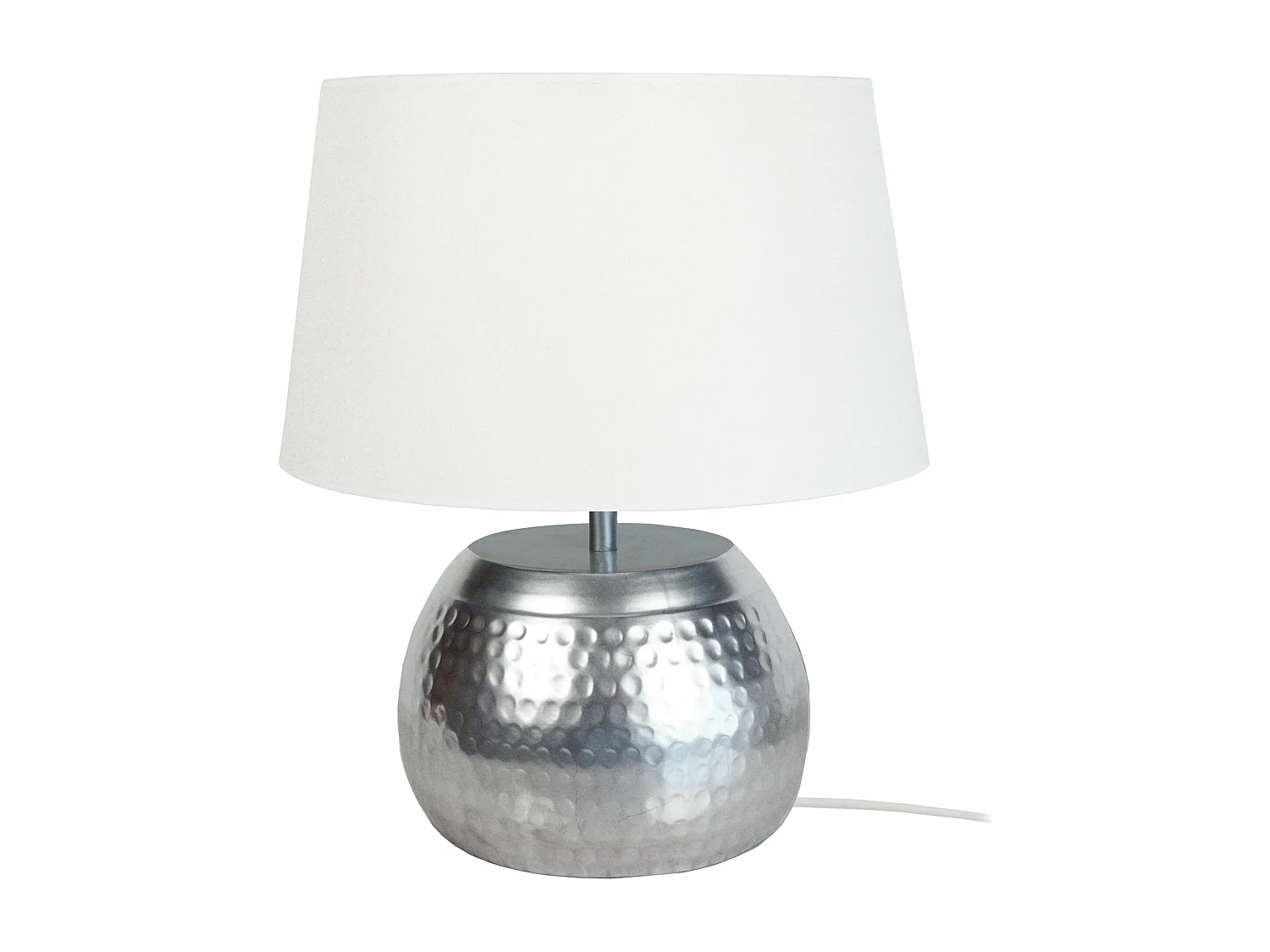 Abajur TOSEL KATITA tecido certo amarelo D18 x  H35  cm