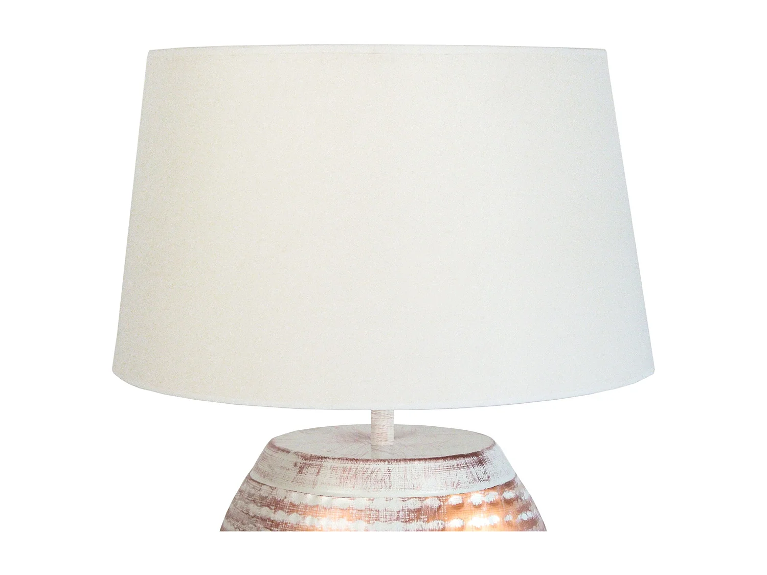 Lámpara de noche TOSEL ,metal,Blanco  ,A37xD30xP30cm