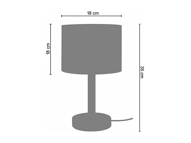 Pair de Lampes de chevet droit bois  naturel,liège 35 cm.