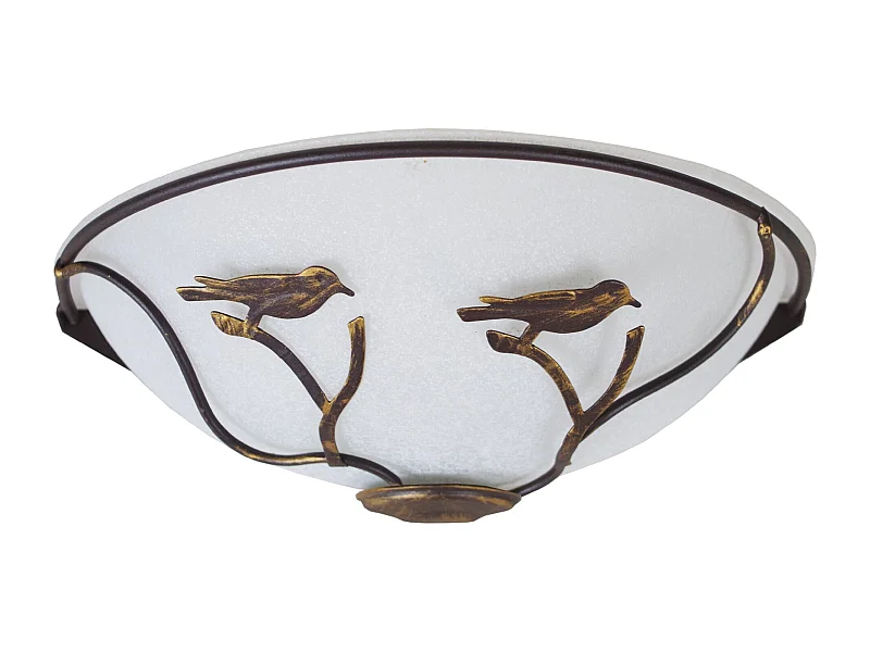 Applique 25cm. verre satiné