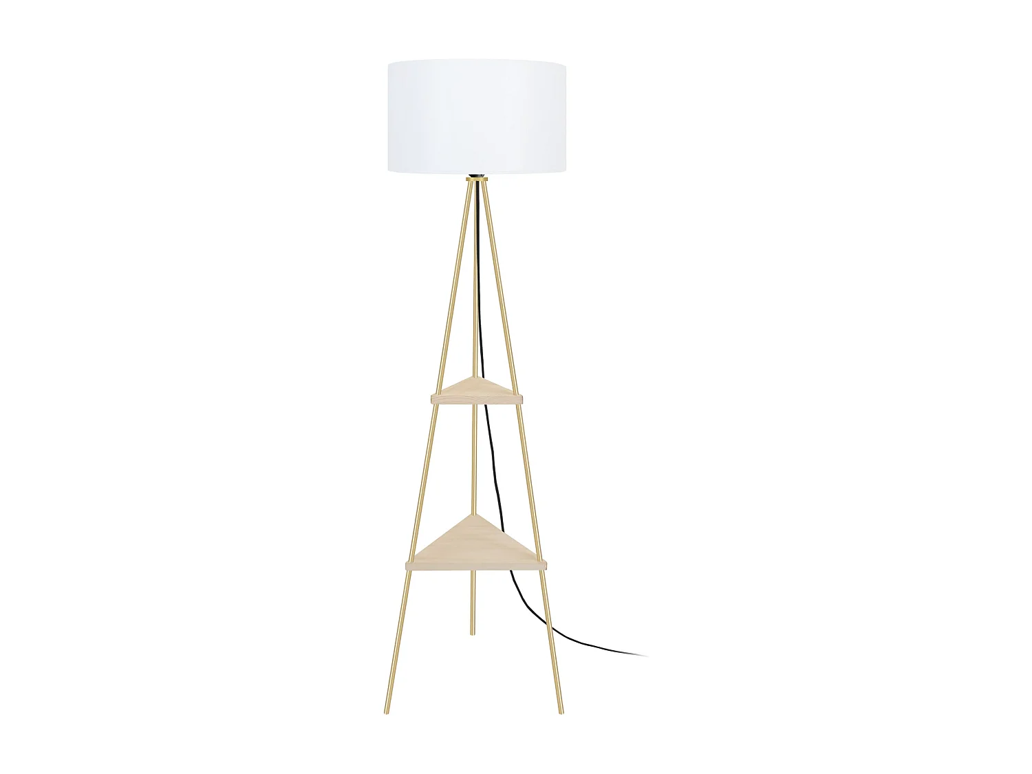 Candeeiro de Pé TOSEL FRIDA metal certo limão D40 x  H162  cm