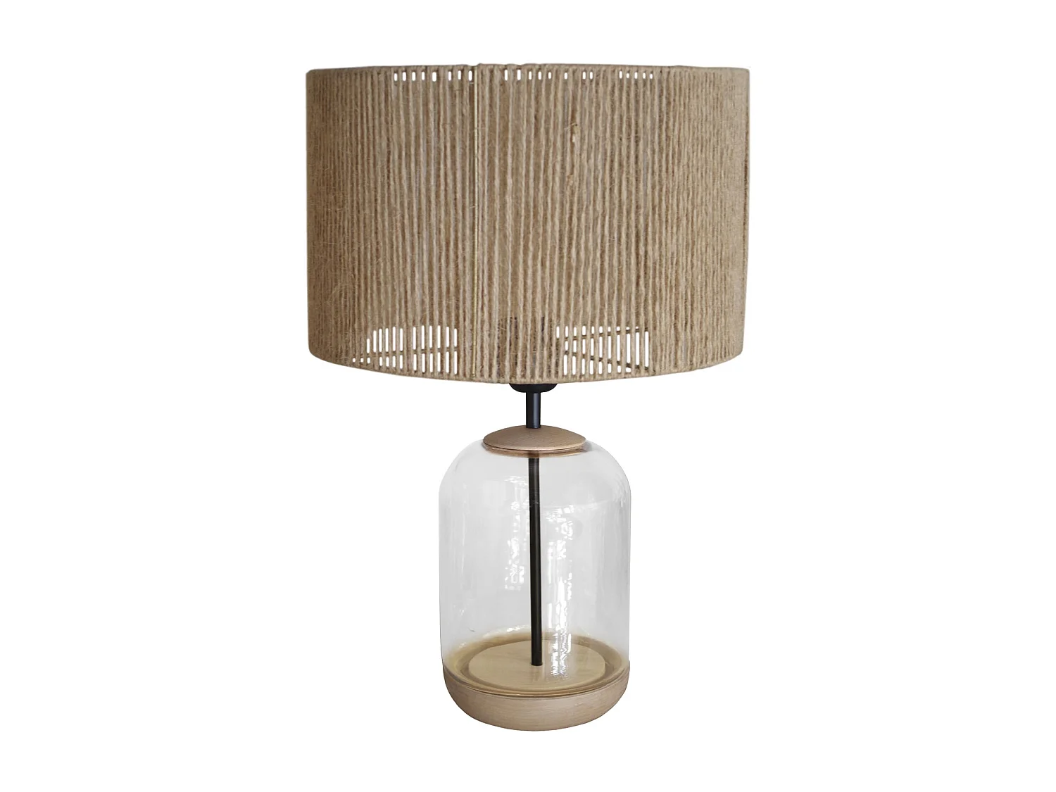 Cabndeeiro de escritório TOSEL HIPATIA metal articulado branco D13 x  H31  cm