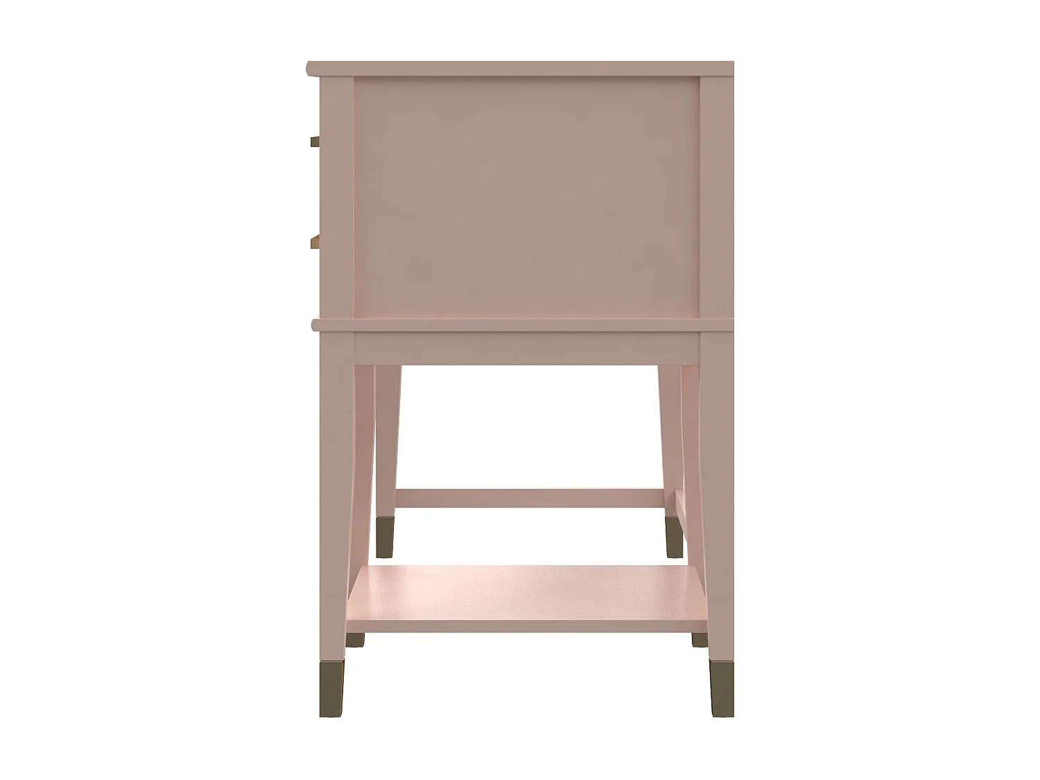 Mesa de ordenador con tapa elevable en MDF rosa
