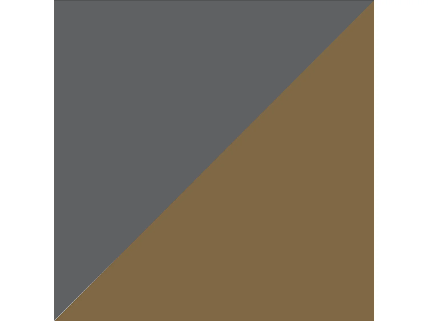 Schreibtisch mit 2 Schubladen aus MDF in Graphitgrau