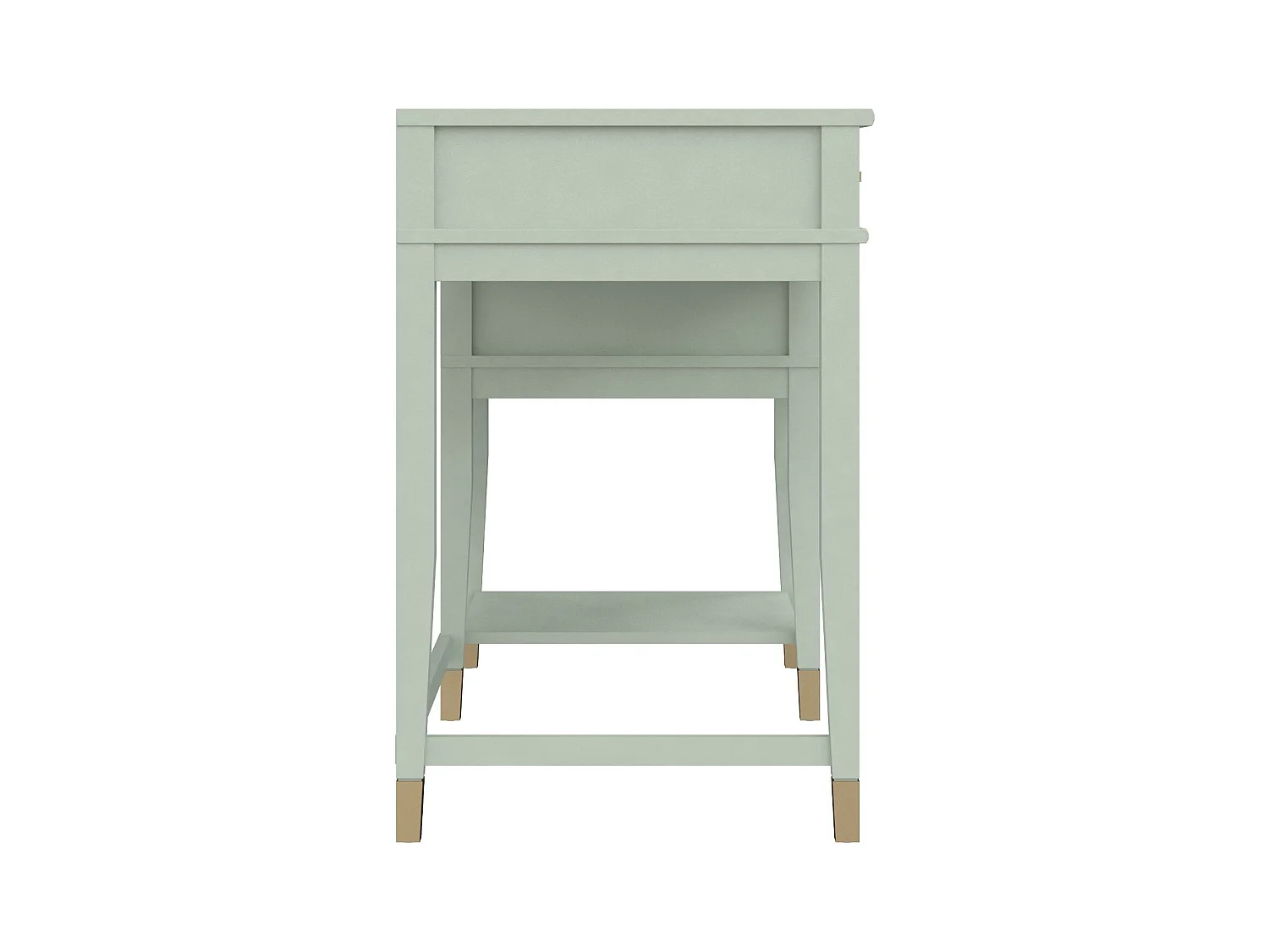 Mesa de ordenador con tapa elevable en MDF verde