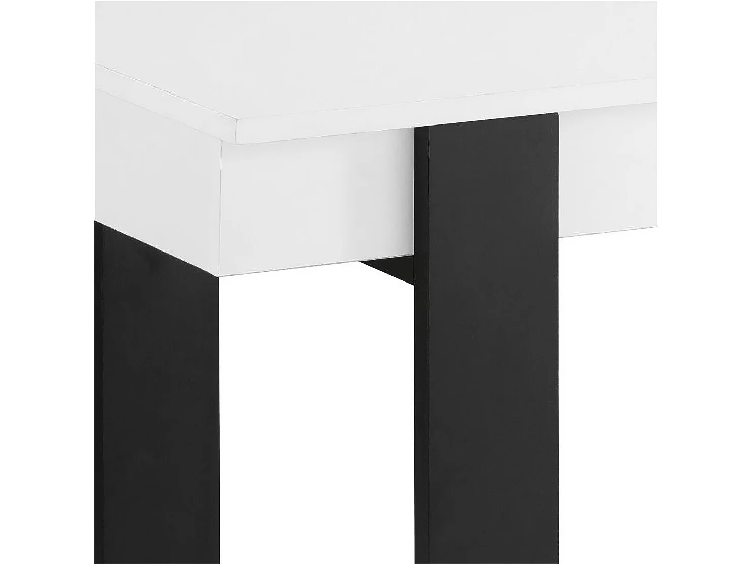 Bosco | Bureau en mélaminé blanc