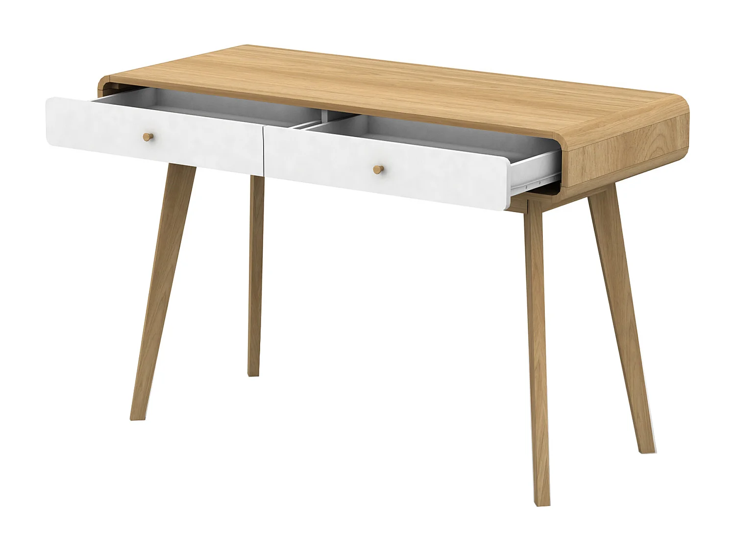 Mesa de computador com tampo elevável em MDF roxo