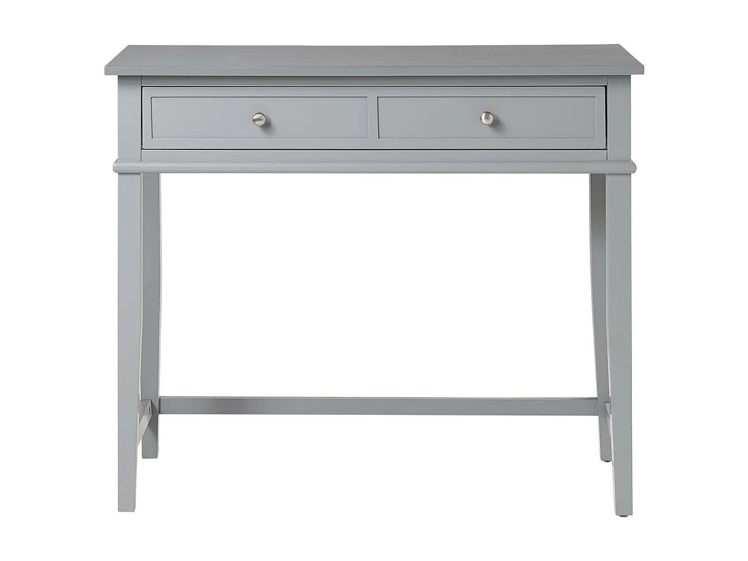 Franklin | Bureau avec 1 tiroir en mélaminé gris