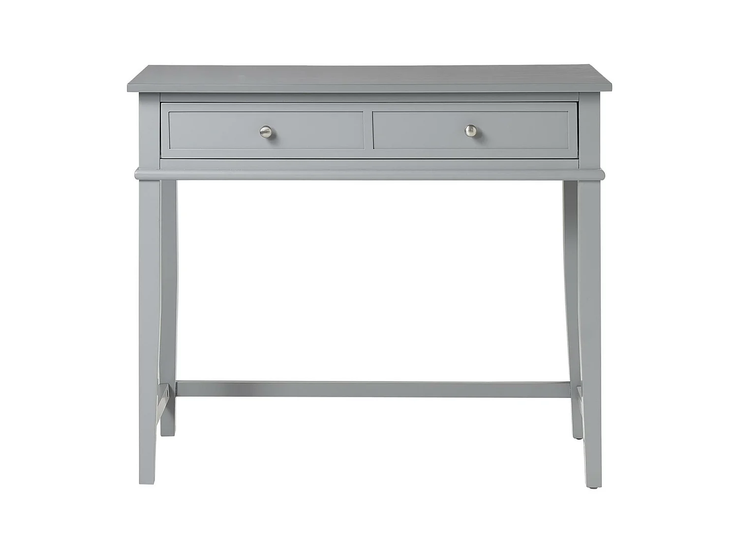 Franklin | Bureau avec 1 tiroir en mélaminé gris