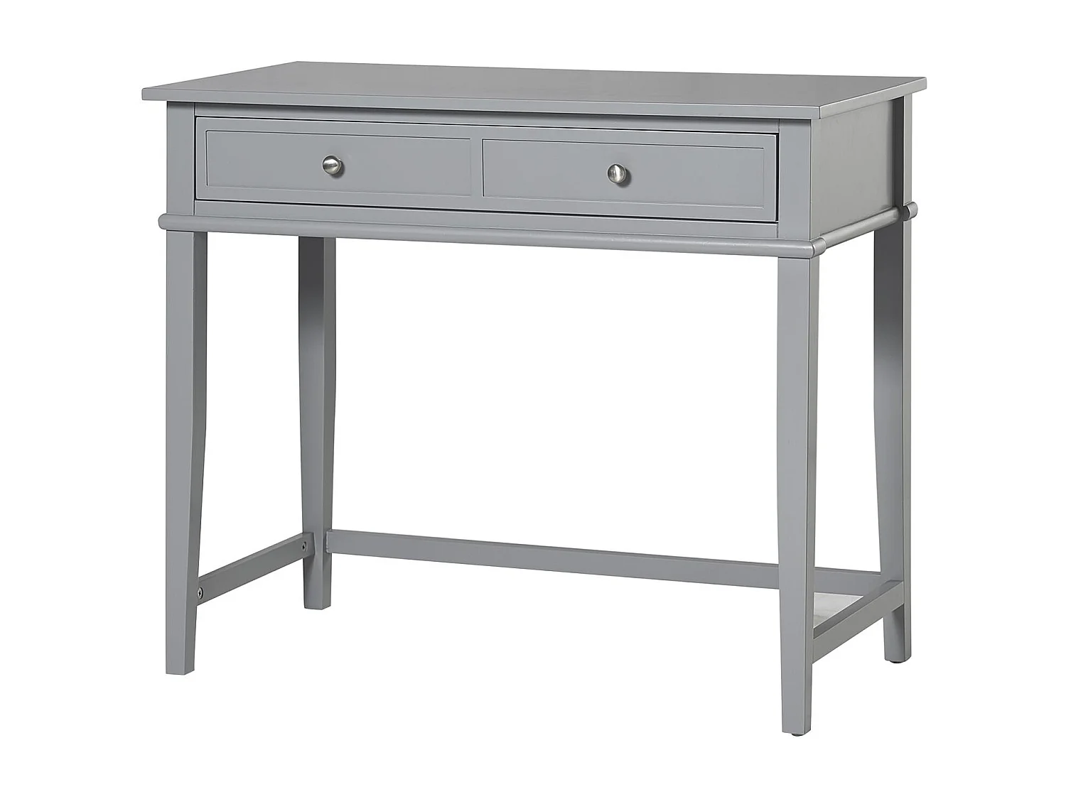 Franklin | Bureau avec 1 tiroir en mélaminé gris