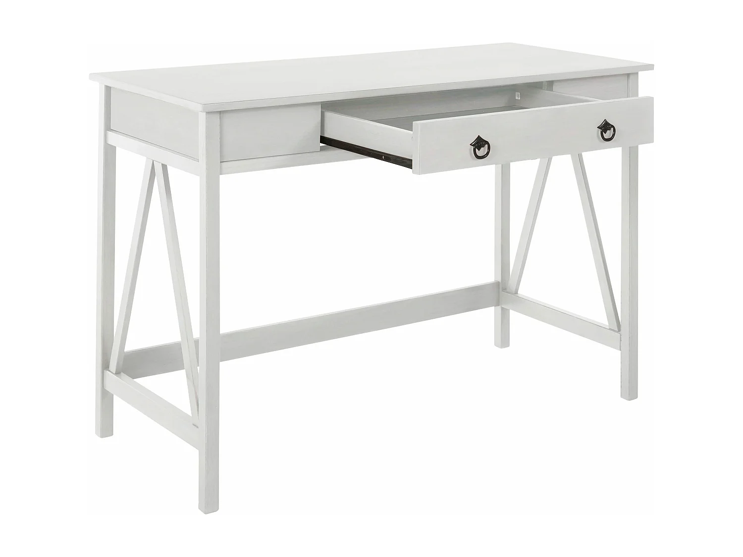 Titian | Bureau avec 1 tiroir en pin blanc