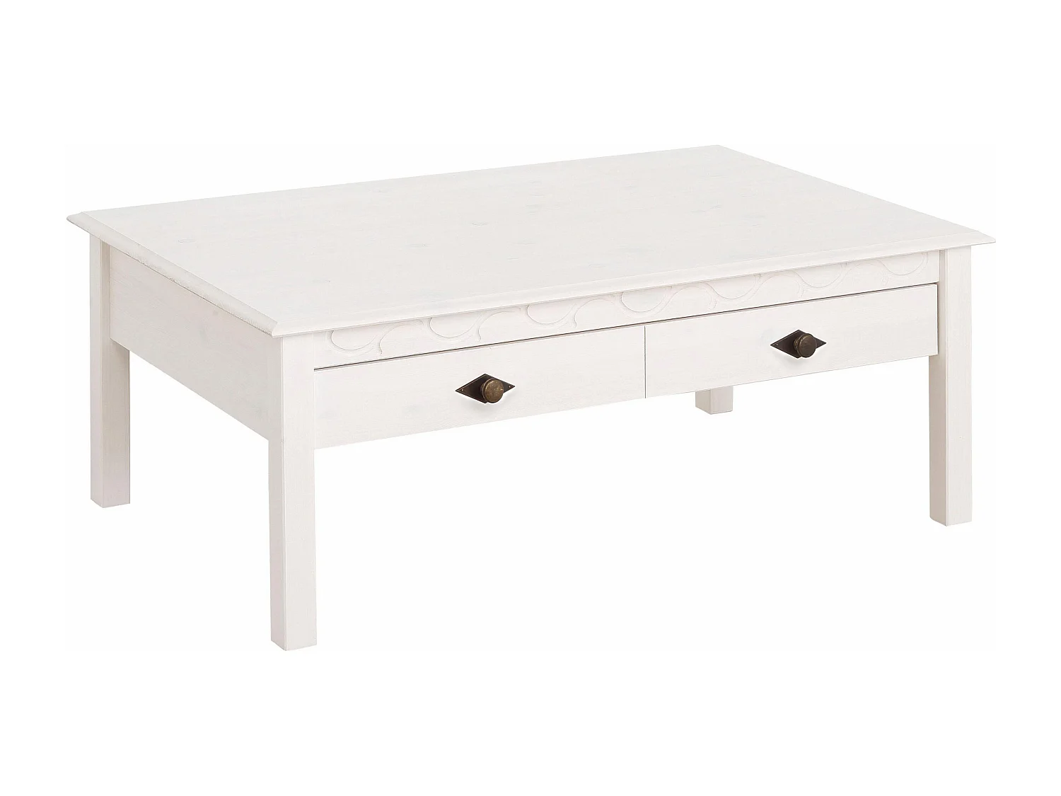 Laura Salontafel 2 Deuren Wit