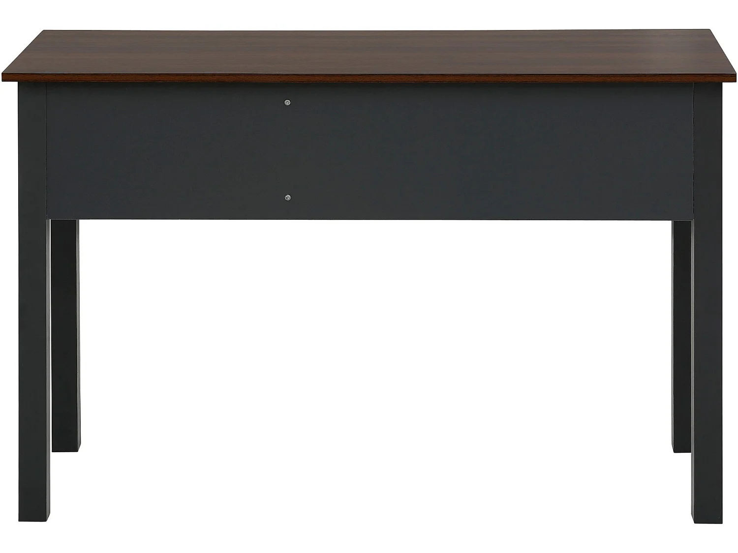 Marion | Bureau avec 2 tiroirs en MDF gris