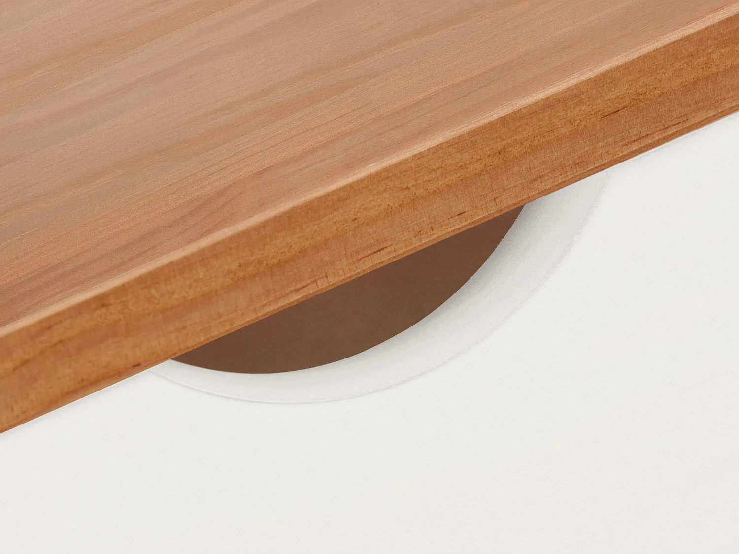 Gava | Bureau 2 tiroirs en pin blanc et nature