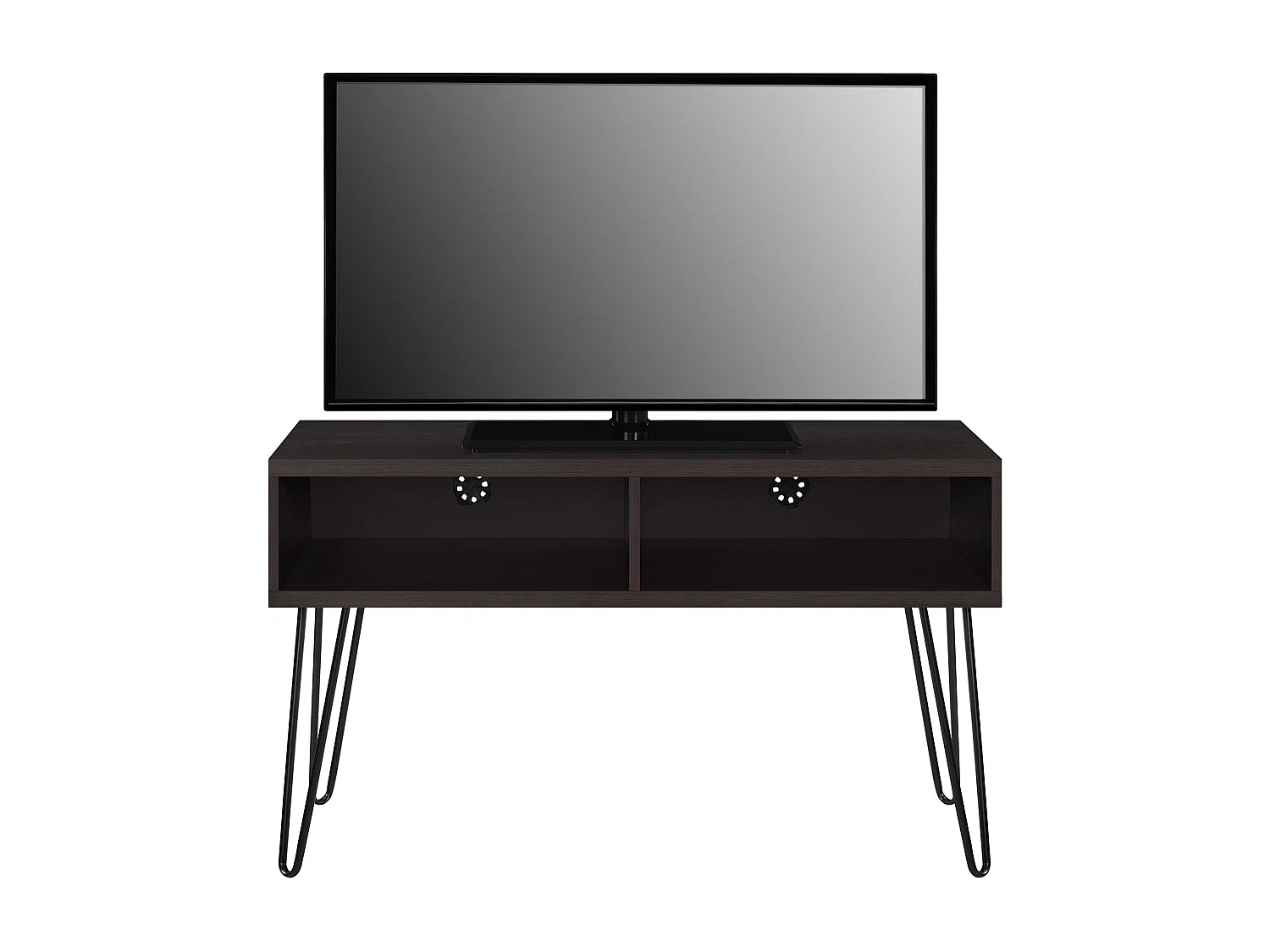 Porta tv in truciolare laminato marrone