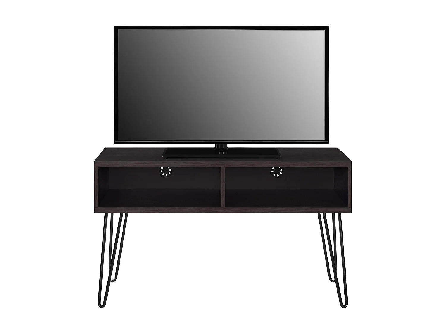 Porta tv in truciolare laminato marrone