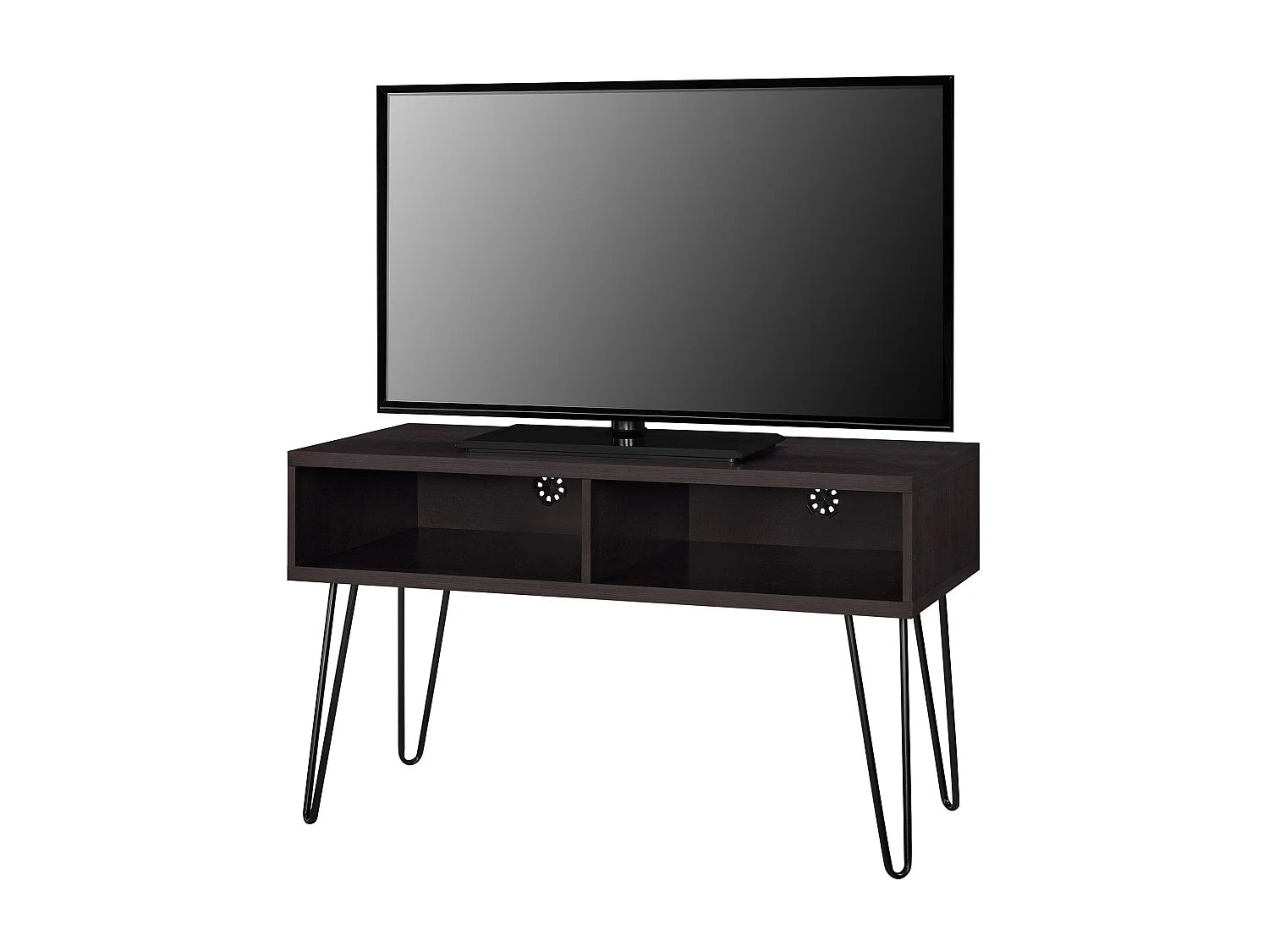 Porta tv in truciolare laminato marrone