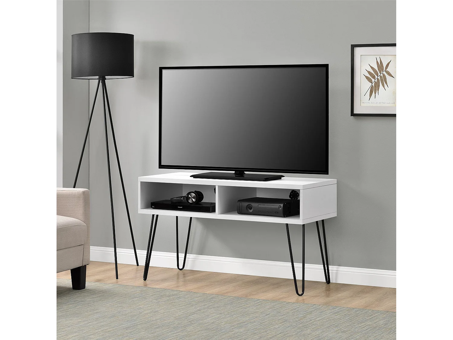 Owen | TV-Ständer aus MDF Weiß