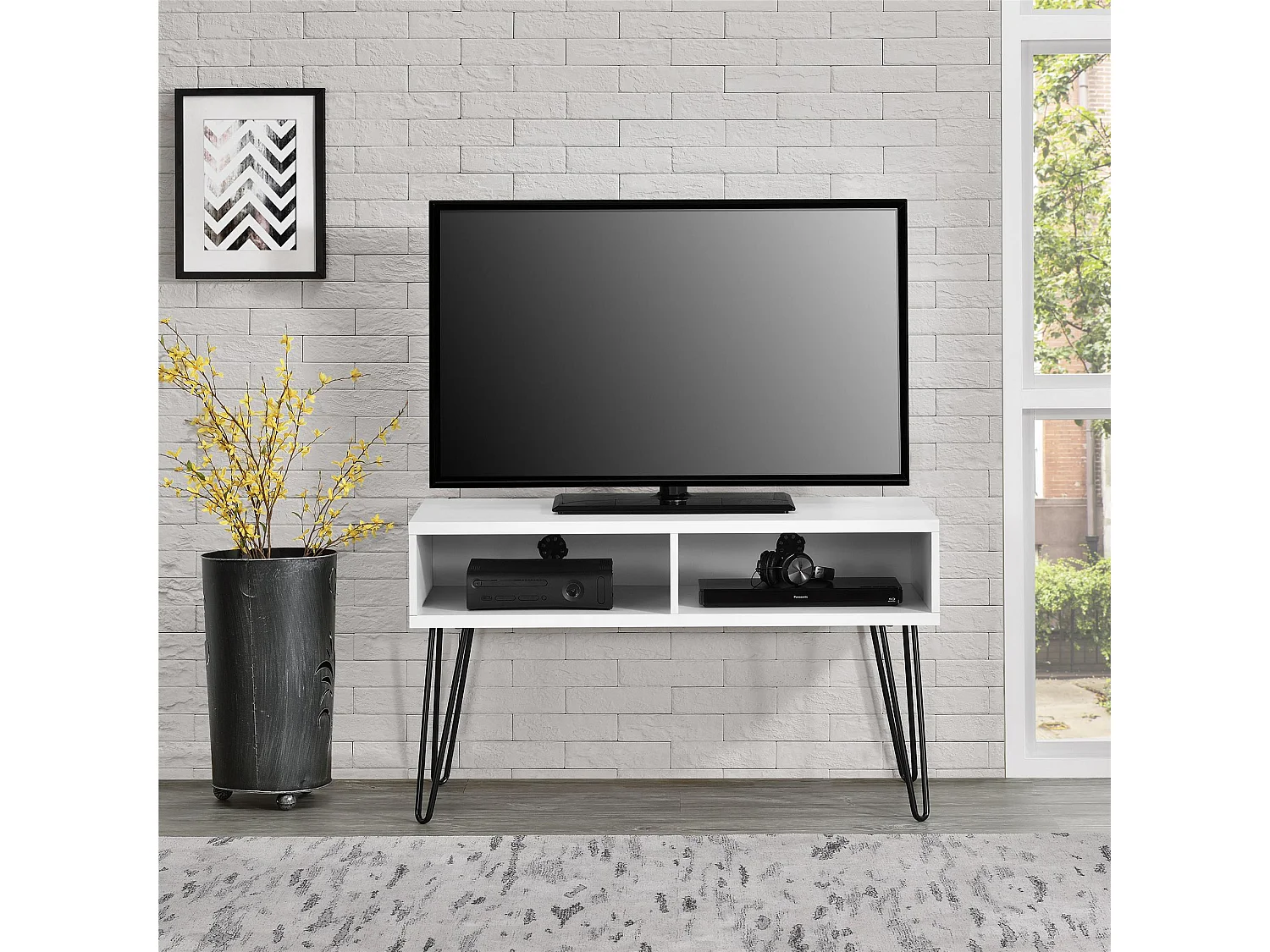 Owen | TV-Ständer aus MDF Weiß