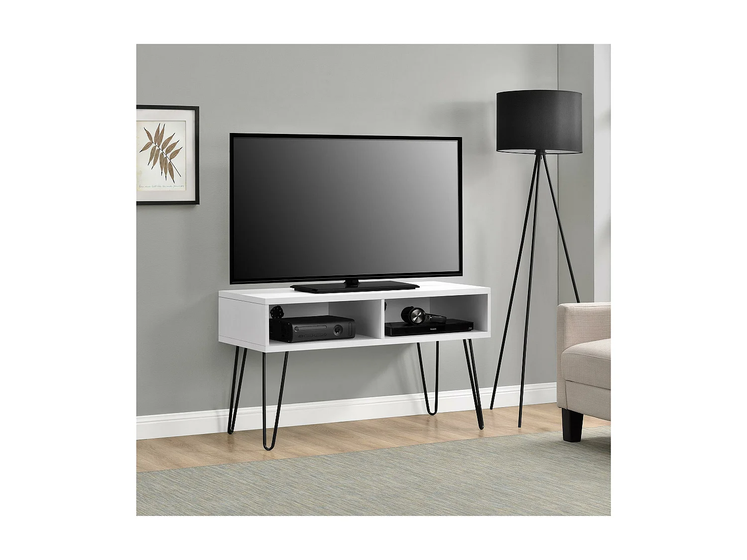 Owen | TV-Ständer aus MDF Weiß