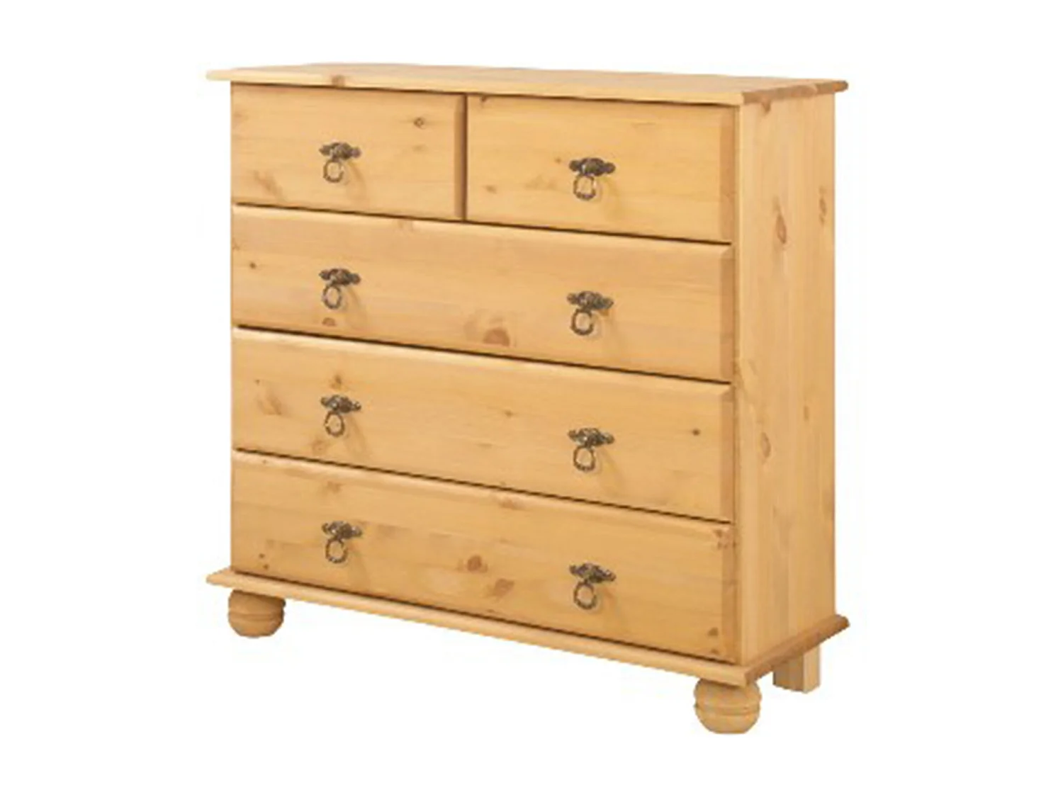 Finca|Commode à 3+2 tiroirs en pin