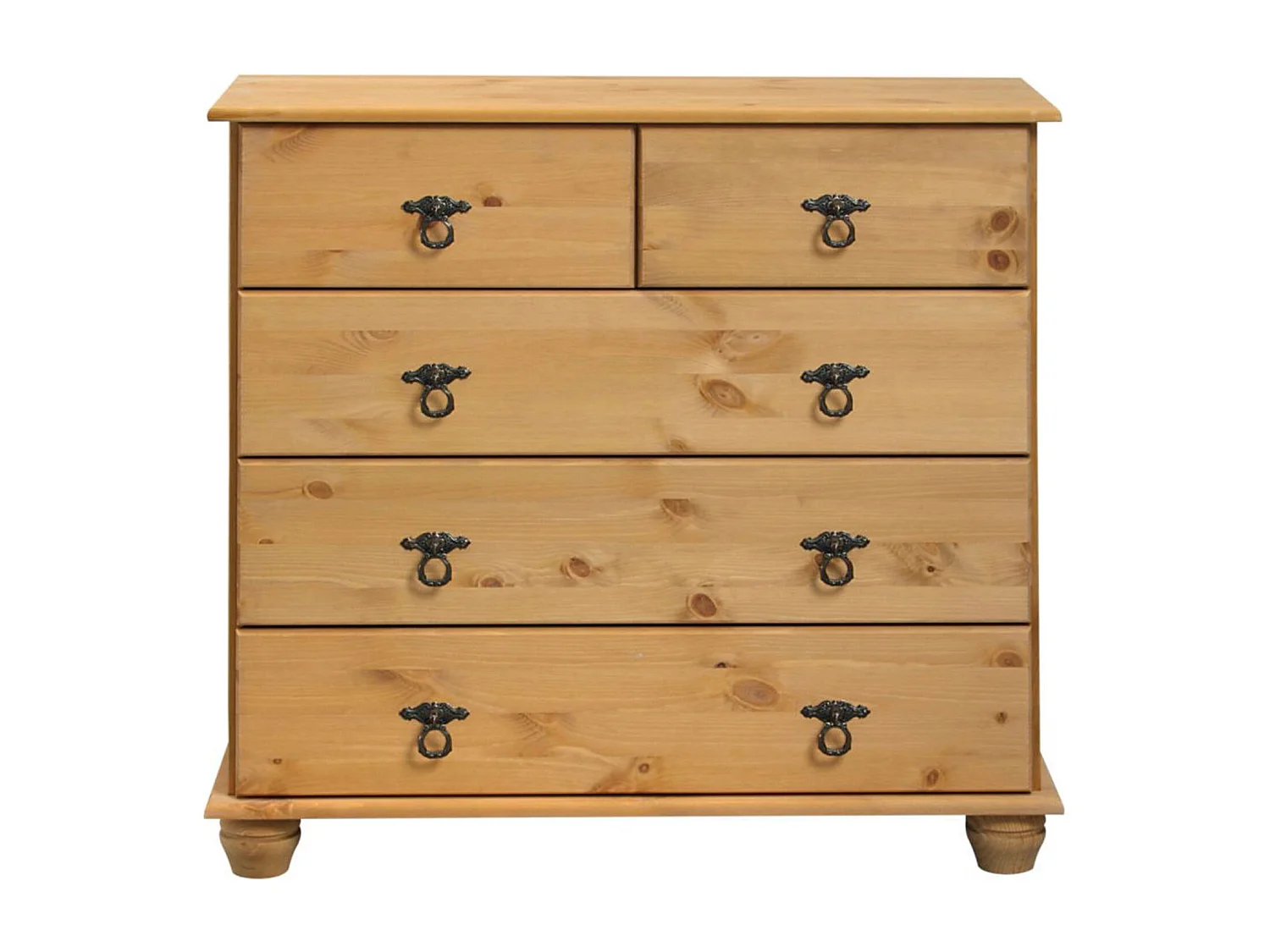 Finca|Commode à 3+2 tiroirs en pin