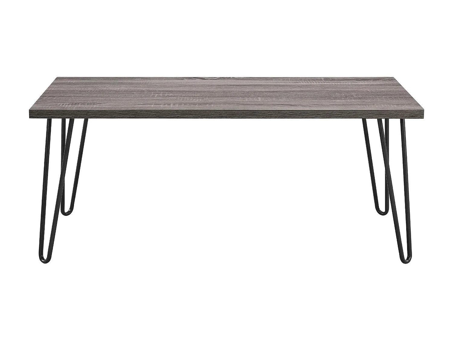 Owen | Table basse rectangulaire en gris / chêne