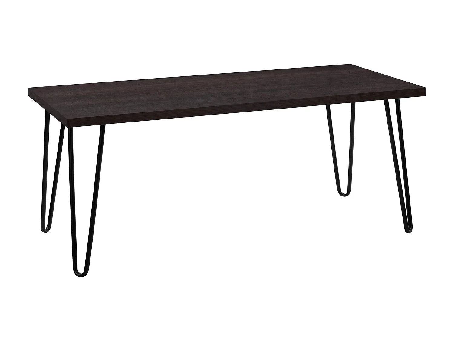 Owen | Table basse rectangulaire en aspect bois espresso