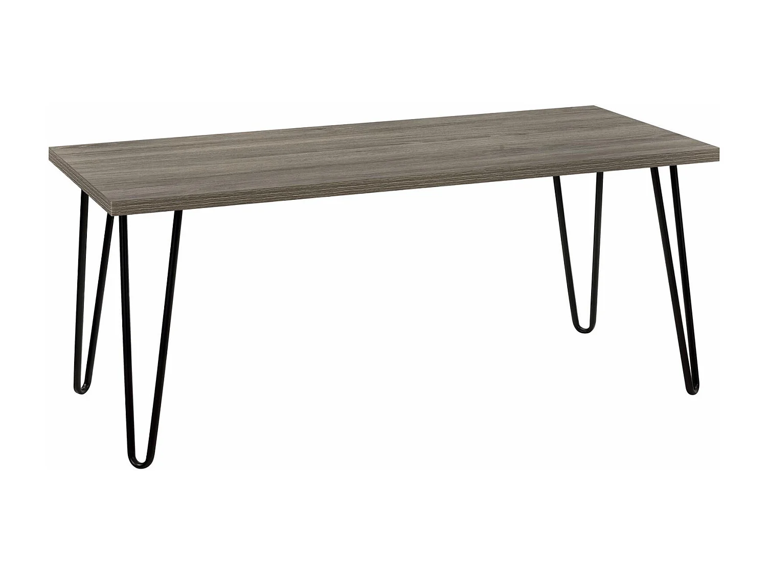 Couchtisch Rechteckig aus laminierter Spanplatte Eiche