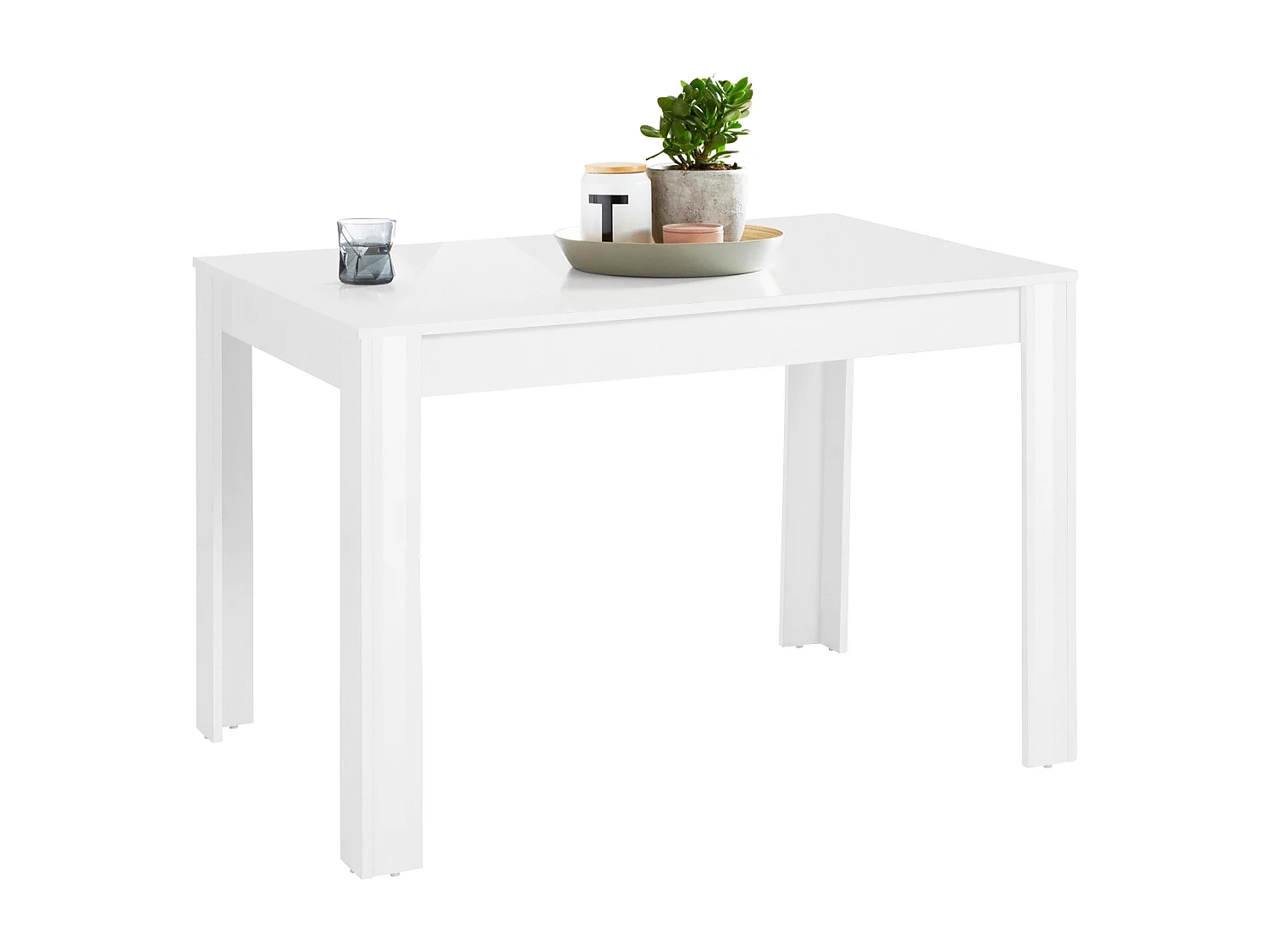 Esstisch aus MDF weiß