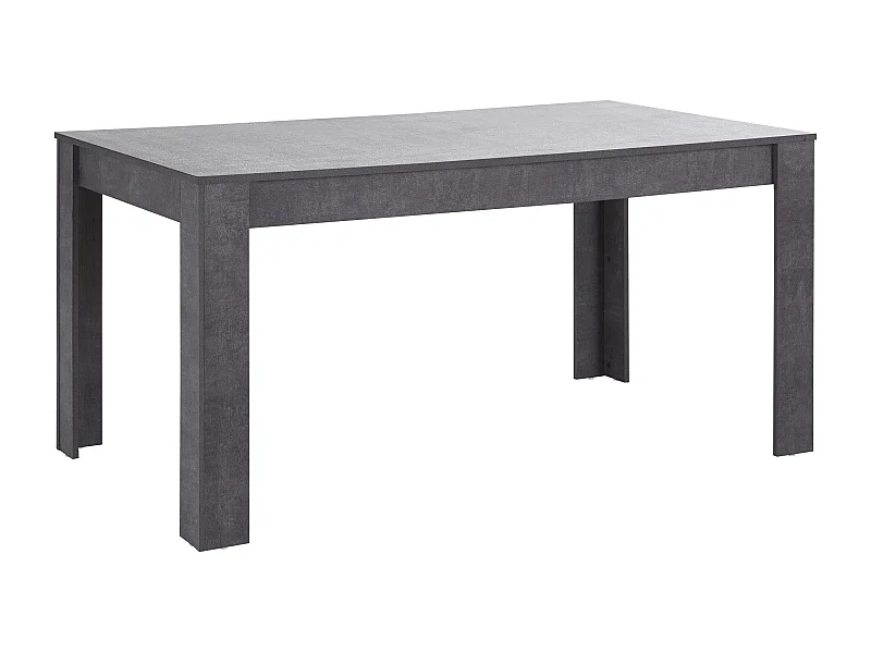 Lynn | Mesa de Jantar 160x90 cm 8 lugares em Ardósia Look