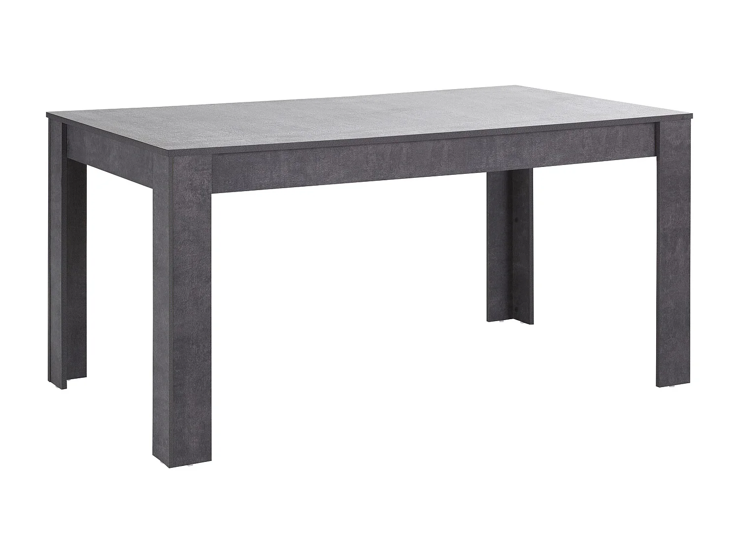 Lynn | Mesa de Jantar 160x90 cm 8 lugares em Ardósia Look