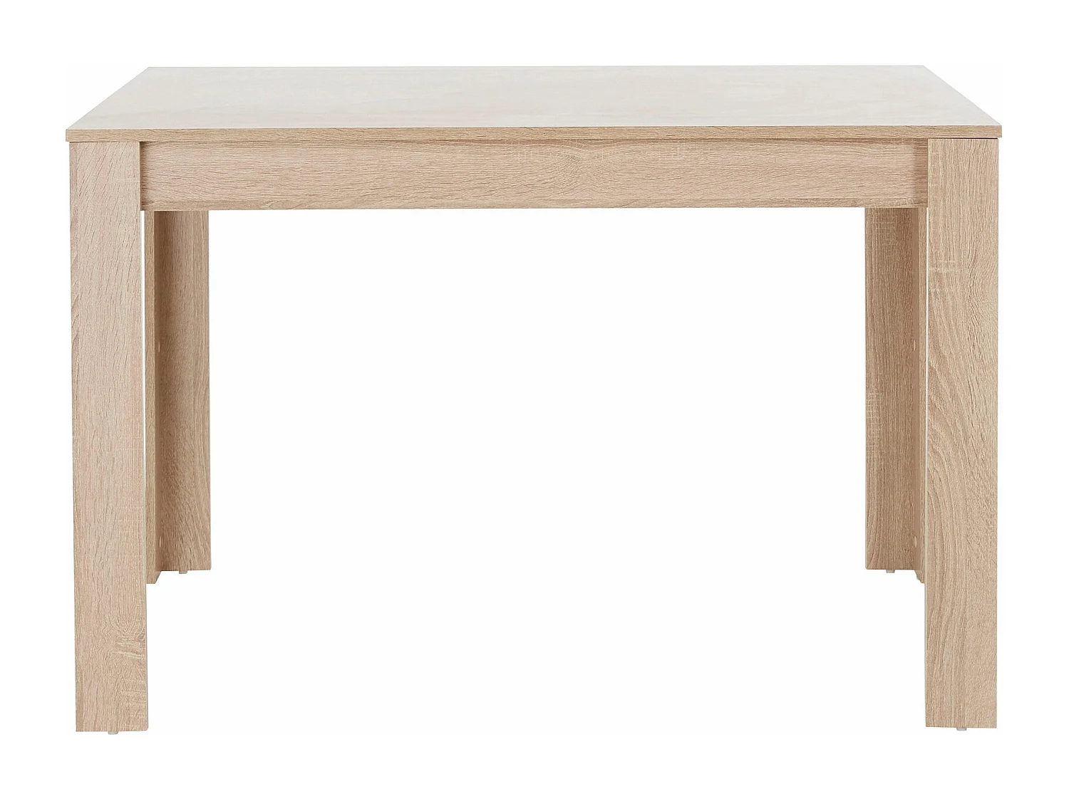 Mesa de comedor en MDF roble