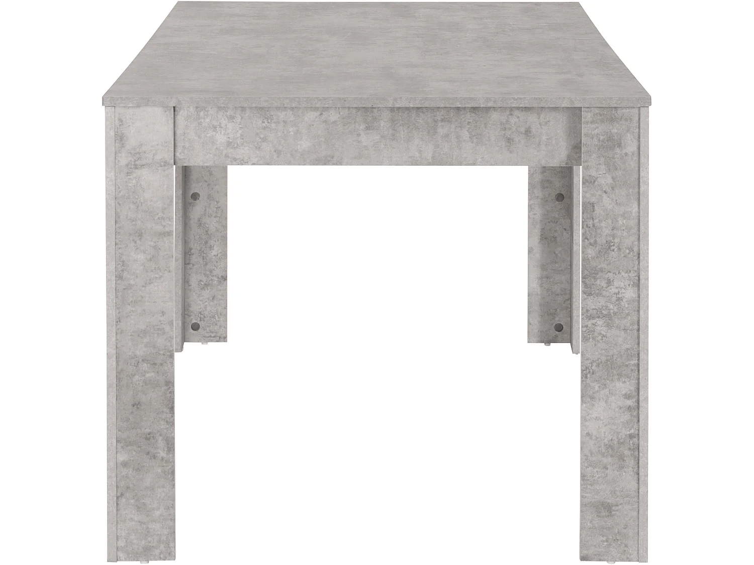Lynn-Eettafel 160x90 cm voor 8 in MDF beton
