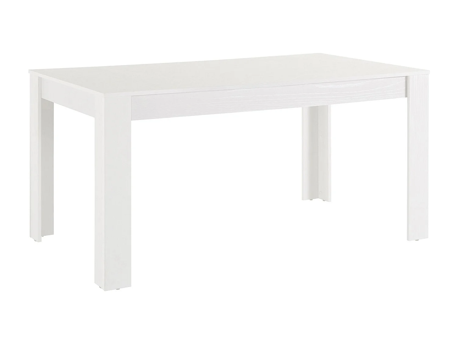 Lynn | Table à manger en MDF blanc