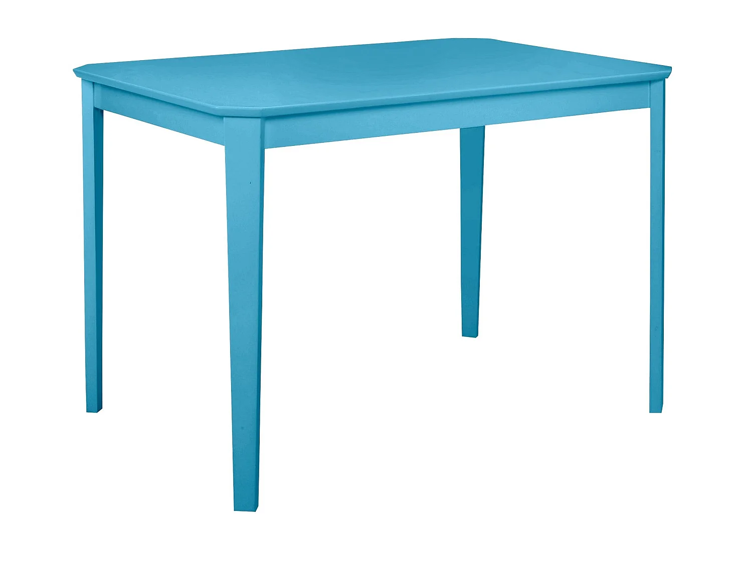 Trend | Table à manger en MDF bleu