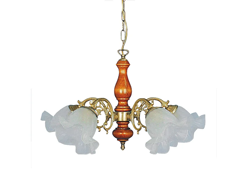 Lustre TOSEL PAMPILLES lâmpada decorativa braço transparente D60 x  H90  cm