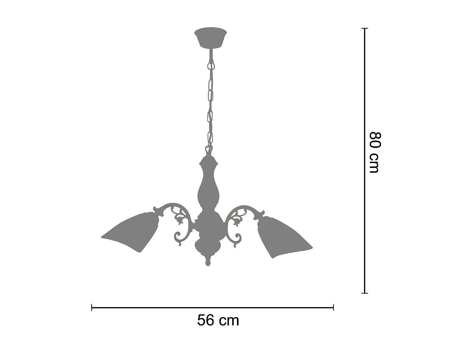 Plafonier TOSEL EGLANTINE vidro redondo marfim D30 x  H12  cm