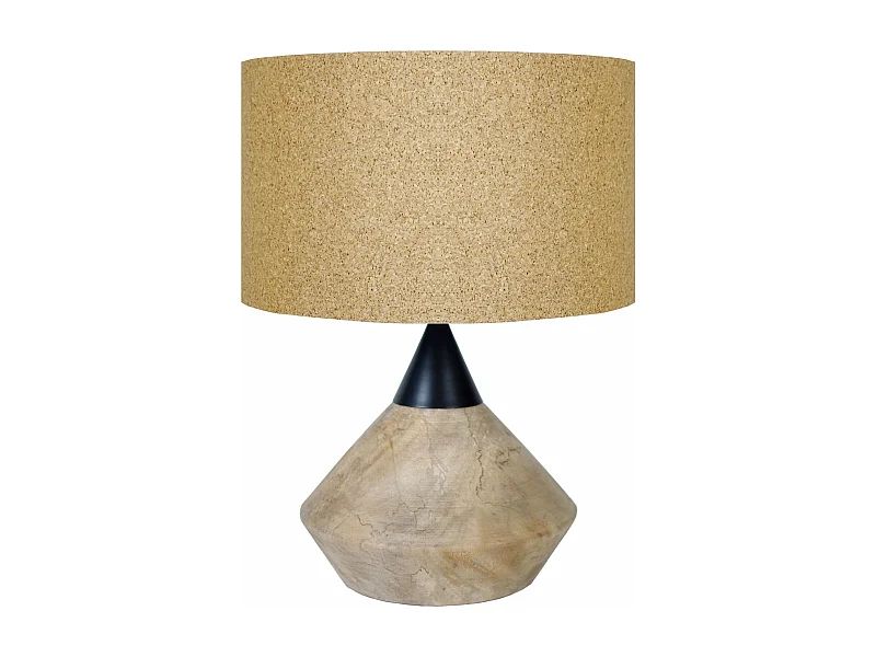 Candeeiro de mesa TOSEL LAM.LUGANO metal rasgar cobre D34 x  H33  cm