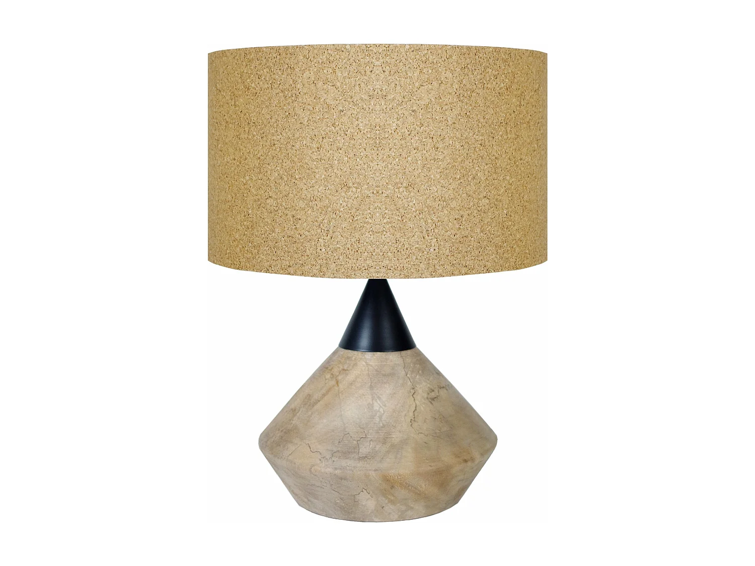 Candeeiro de mesa TOSEL LAM.LUGANO metal rasgar cobre D34 x  H33  cm