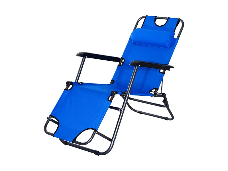 Chaise jardin  LUNA Bleue