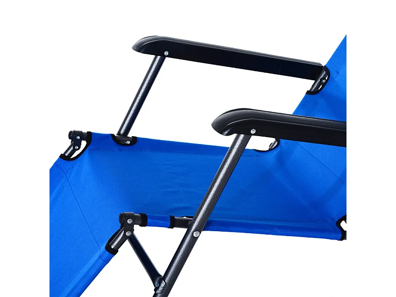 Chaise jardin  LUNA Bleue